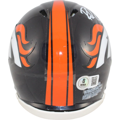 Rod Smith Denver Broncos Autographed Throwback Mini Helmet