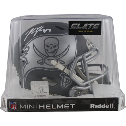 John Lynch Signed Tampa Bay Buccaneers Slate Mini Helmet Beckett