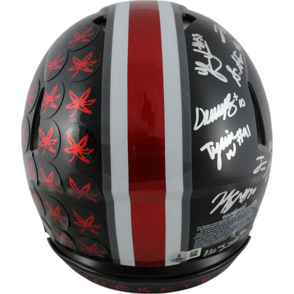 Ohio State Buckeyes Team Signed Full Size Authentic Helmet (20 Sigs)