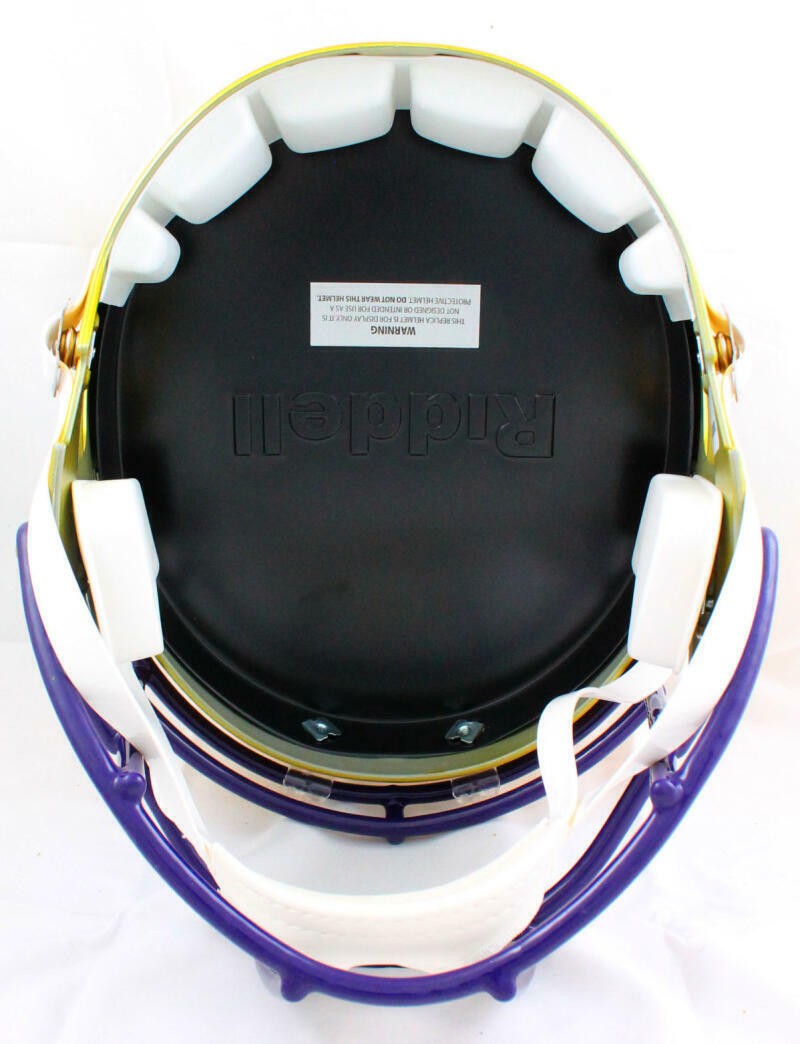 Adrian Peterson Signed Minnesota Vikings Flash Full Size Helmet