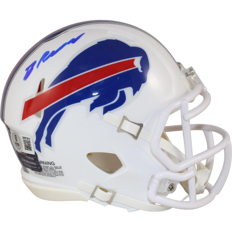 Greg Rousseau Buffalo Bills Autographed Mini Helmet