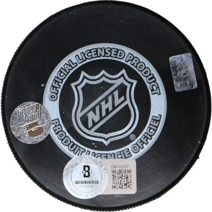 Marian Hossa Chicago Blackhawks Autographed Hockey Puck with "10 Cup" Inscription