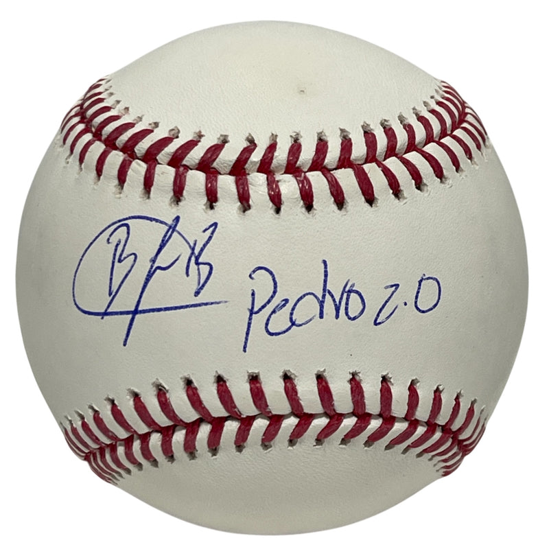 Brayan Bello Signed MLB Baseball with "Pedro 2.0" Inscription BAS