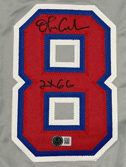 Orlando Cabrera Signed Montreal Expos Custom Jersey (Beckett COA)