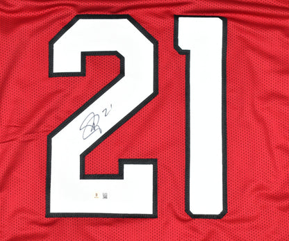 Patrick Peterson Autographed Arizona Cardinals Red Custom Jersey