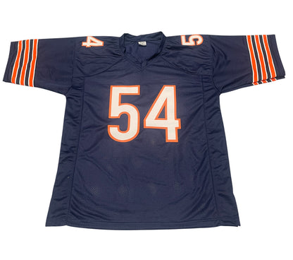 Brian Urlacher Signed Chicago Bears Custom Jersey (HOF 18) - Beckett