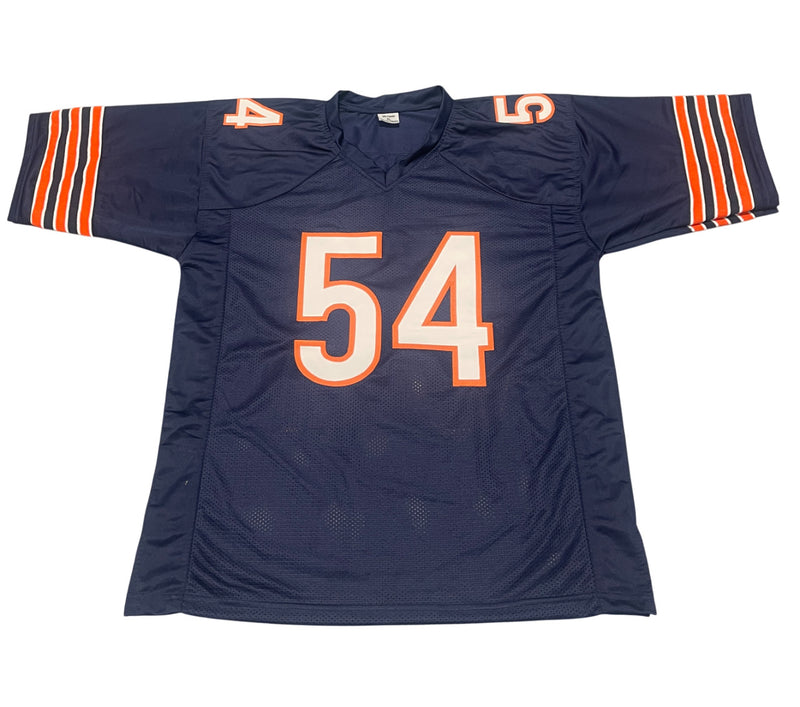 Brian Urlacher Signed Chicago Bears Custom Jersey (HOF 18) - Beckett