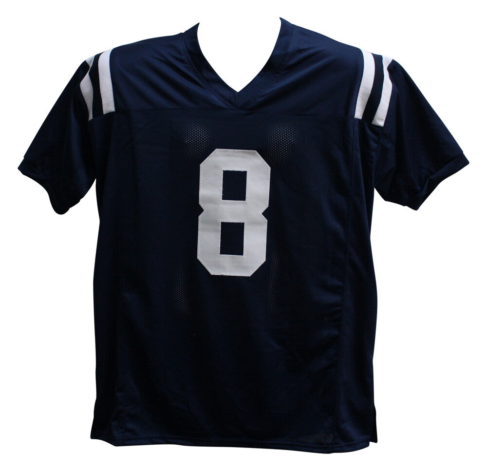 Elijah Moore Signed Ole Miss Style Custom Football Jersey Beckett