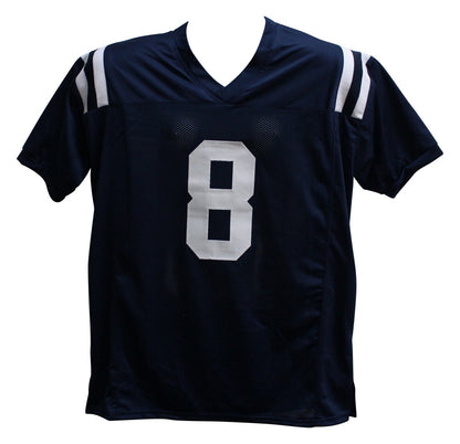 Elijah Moore Signed Ole Miss Style Custom Football Jersey Beckett