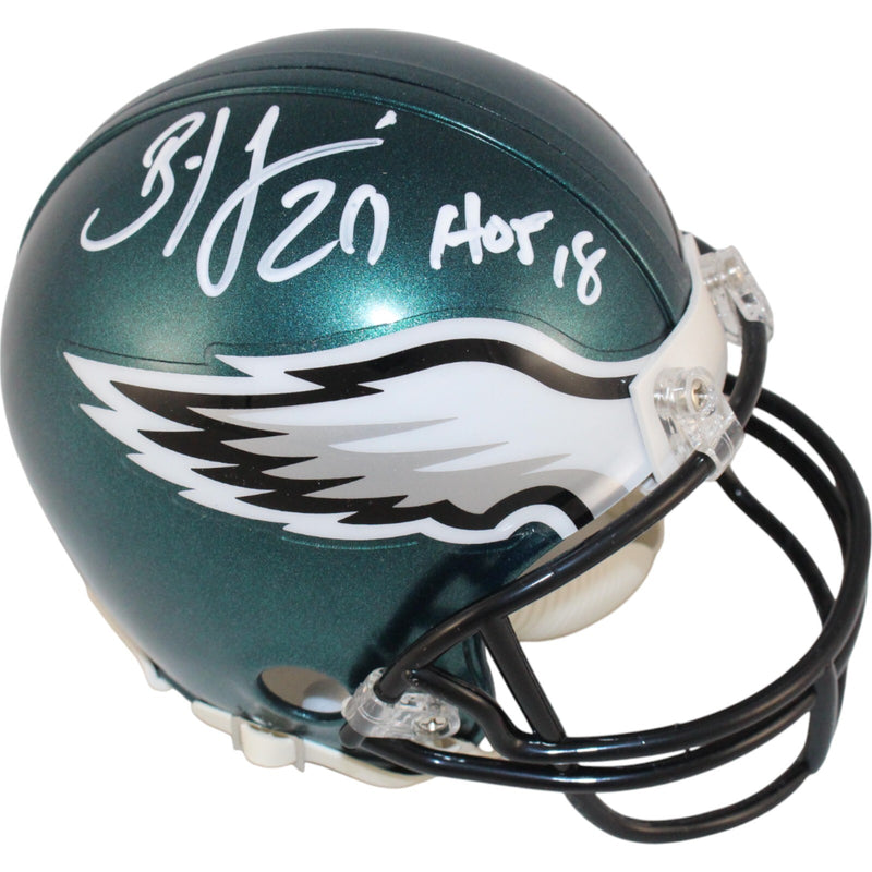 Brian Dawkins Philadelphia Eagles Autographed VSR4 Mini Helmet HOF