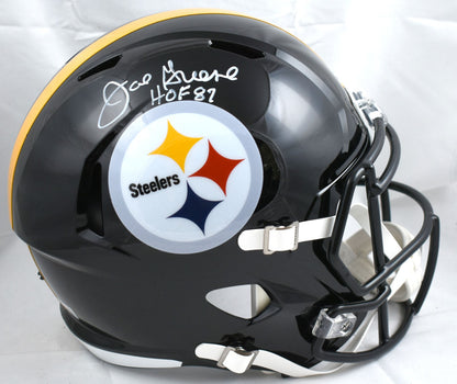 Joe Greene Signed Pittsburgh Steelers White Full Size Speed Helmet