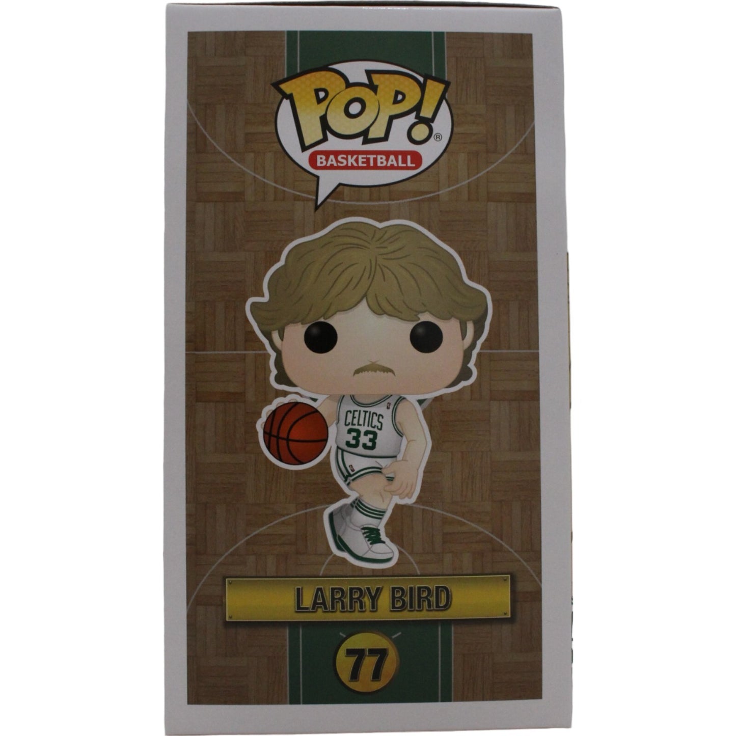 Larry Bird Signed Boston Celtics Funko Pop! #77 Beckett COA
