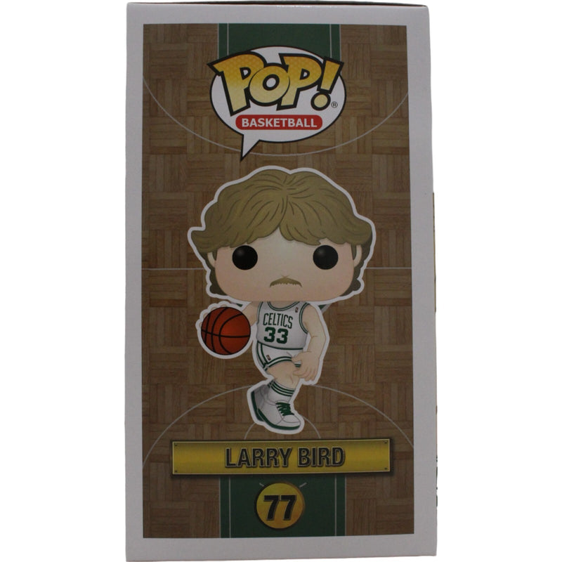 Larry Bird Signed Boston Celtics Funko Pop! #77 Beckett COA