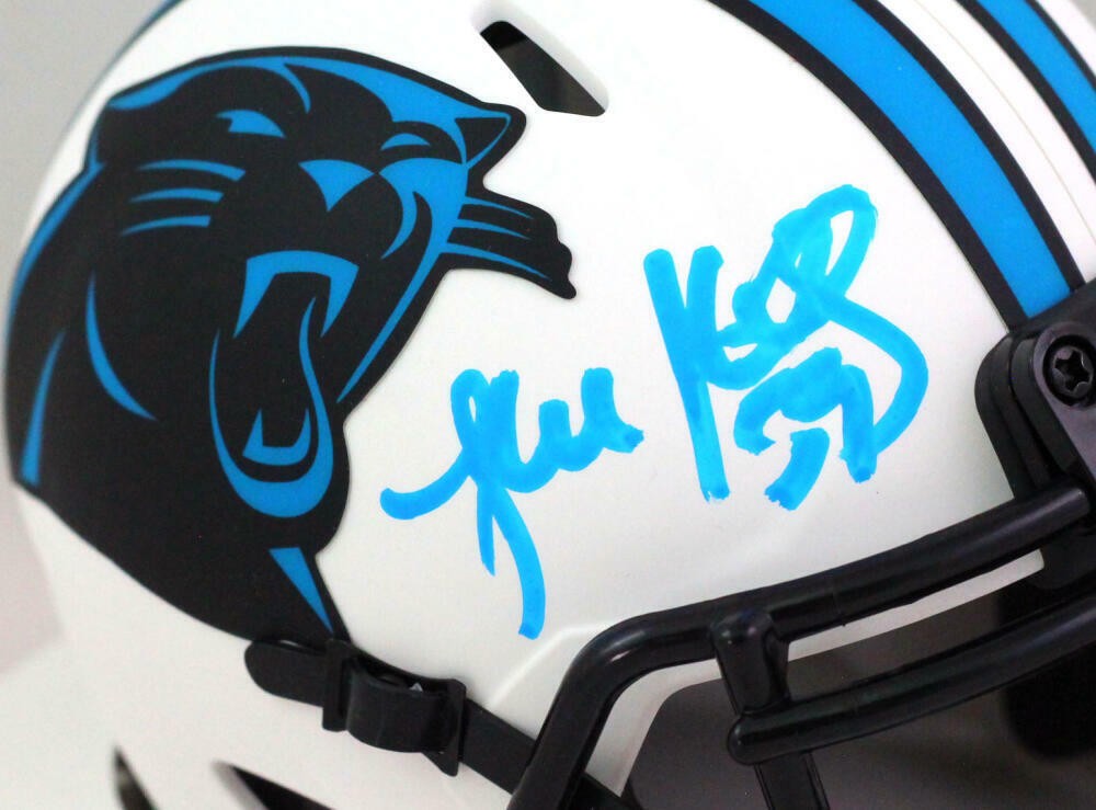 Luke Kuechly Signed Carolina Panthers Lunar Speed Mini Helmet