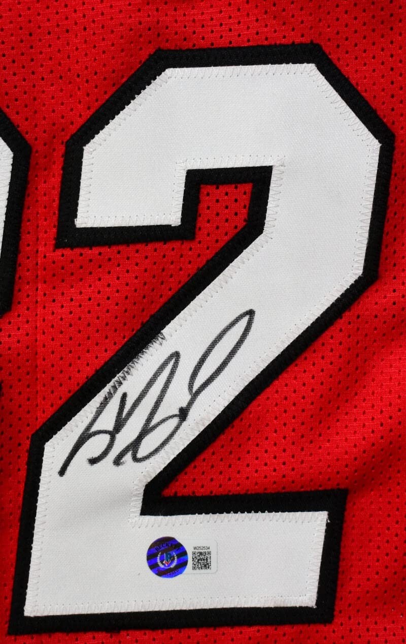 Shaquille O'Neal Signed Miami Custom Red Stat Jersey