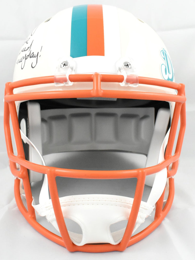 Ricky Williams Signed Miami Dolphins Full Size Retro Speed Helmet