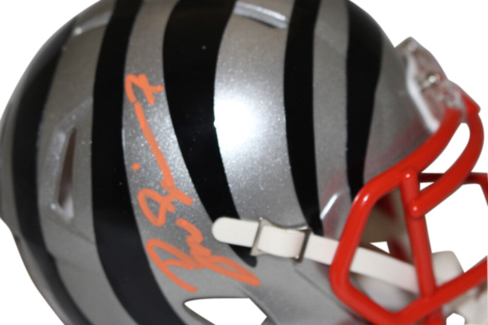 Boomer Esiason Cincinnati Bengals Signed Flash Speed Mini Helmet Beckett