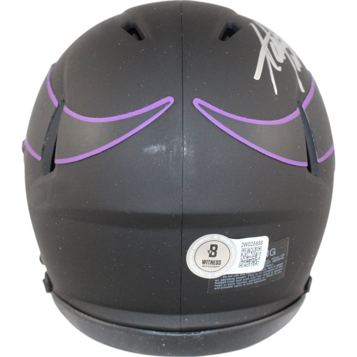 Adrian Peterson Minnesota Vikings Autographed Eclipse Mini Helmet