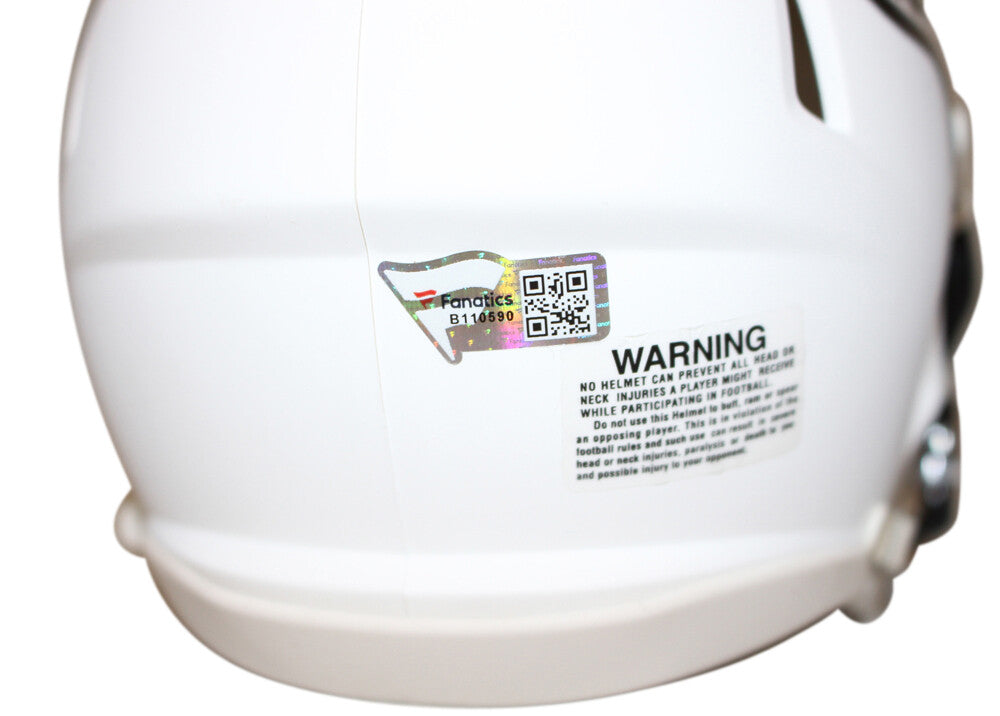 Trevor Lawrence Jacksonville Jaguars Signed Flat White Mini Helmet