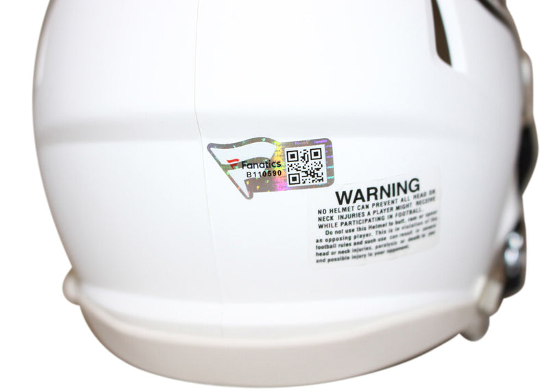 Trevor Lawrence Jacksonville Jaguars Signed Flat White Mini Helmet