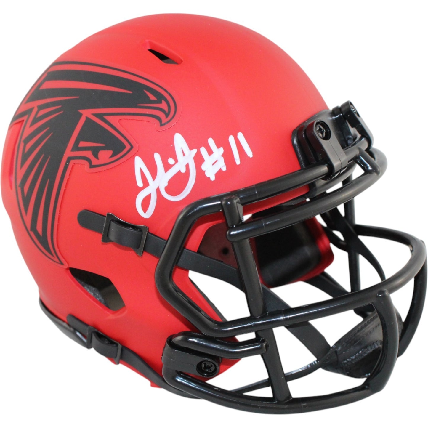 Julio Jones Atlanta Falcons Autographed Rave Mini Helmet