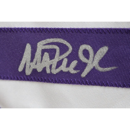 Magic Johnson Autographed Yellow Pro Style Basketball Jersey