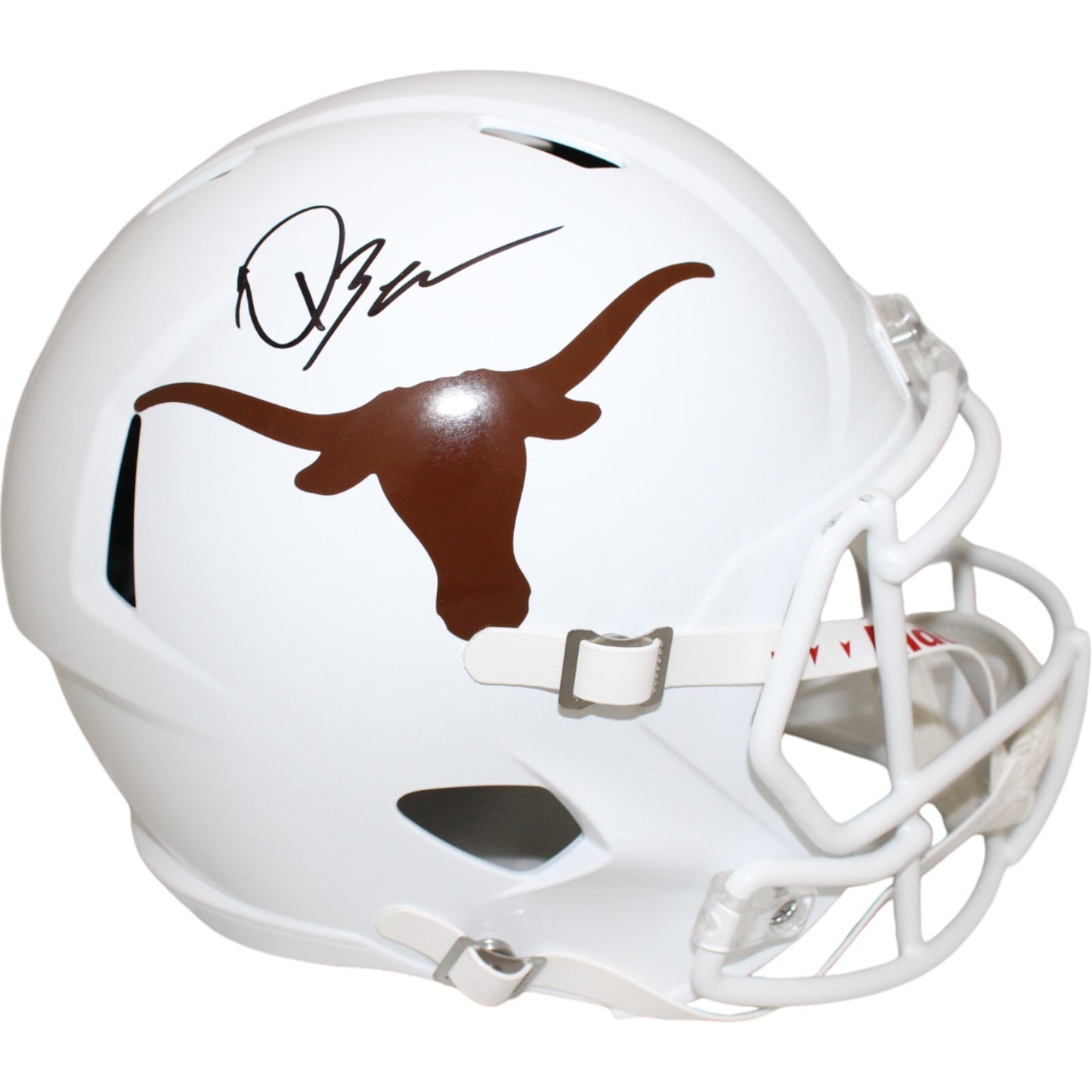 Quinn Ewers Autographed Texas Longhorns Full Size Speed Helmet