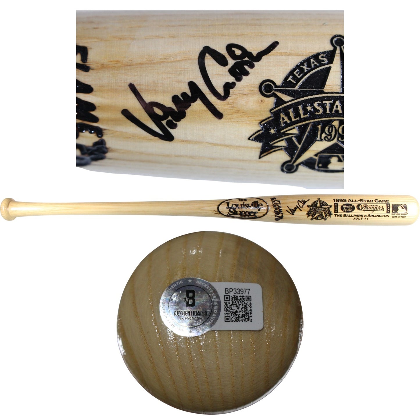 Vinny Castilla Signed Colorado Rockies 1995 All-Star Game Baseball Bat