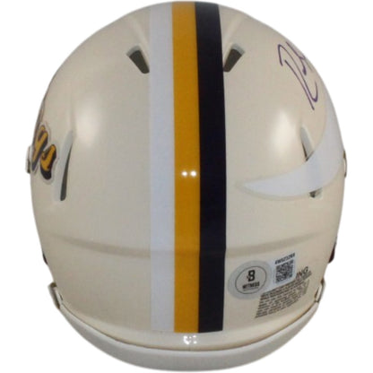 Randy Moss Signed Minnesota Vikings Throwback Mini Helmet