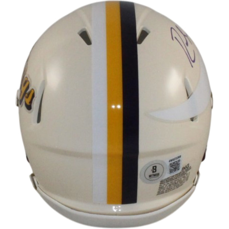 Randy Moss Signed Minnesota Vikings Throwback Mini Helmet