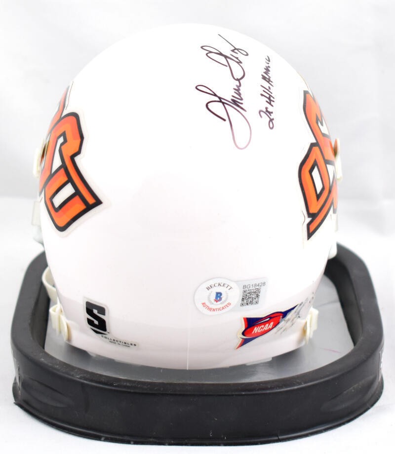 Thurman Thomas Autographed Oklahoma State Cowboys Mini Helmet