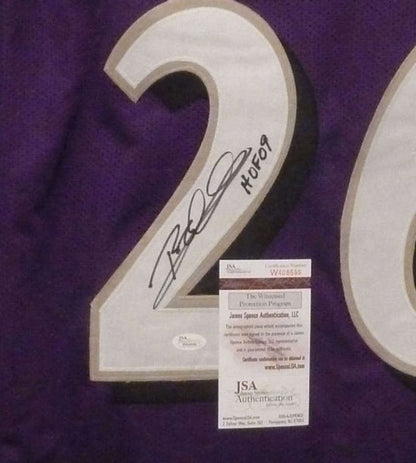 Rod Woodson Signed Baltimore Ravens Custom Jersey HOF Inscription