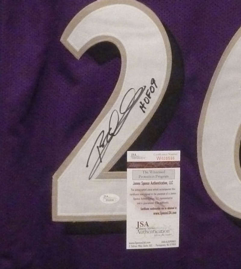 Rod Woodson Signed Baltimore Ravens Custom Jersey HOF Inscription