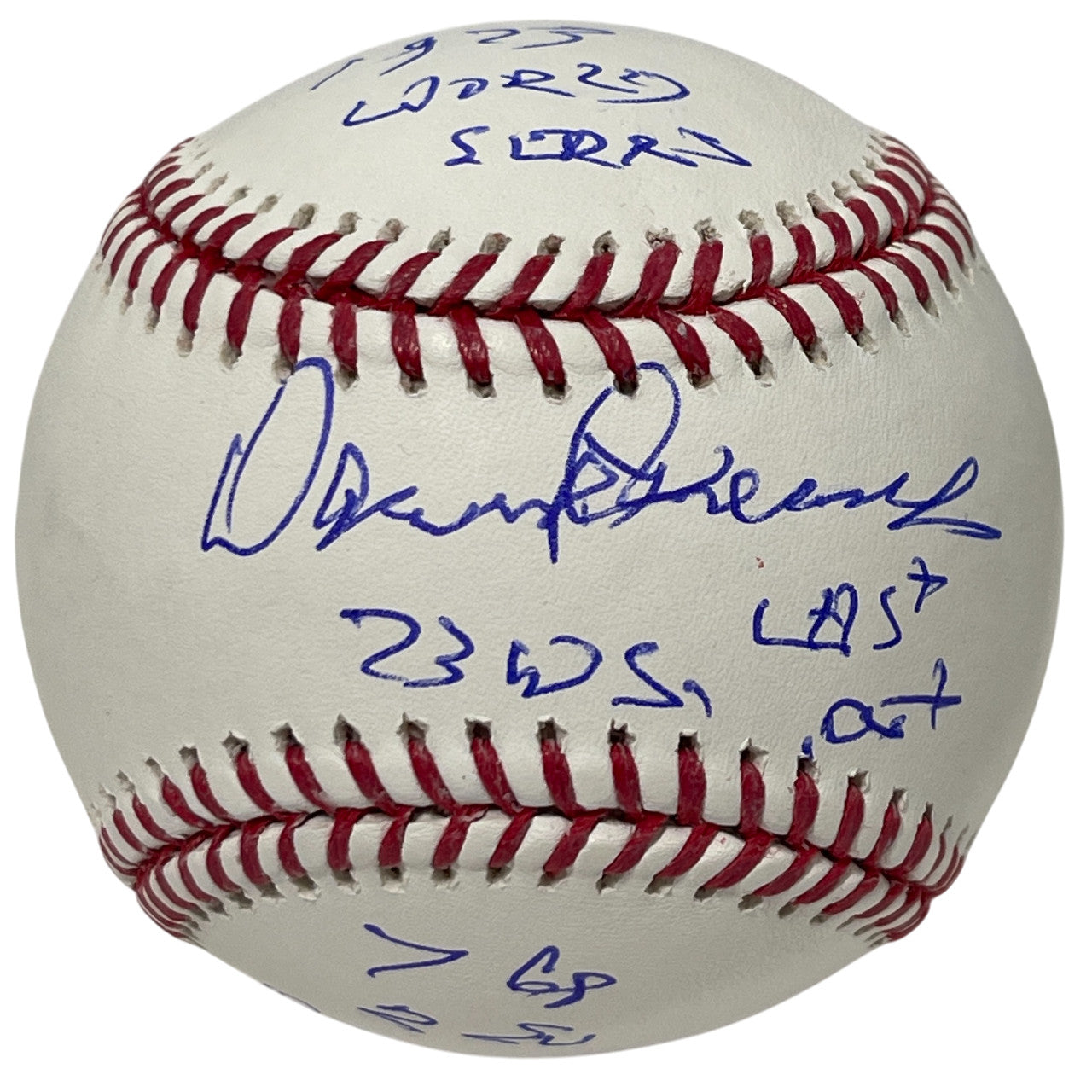 Darold Knowles Signed MLB Baseball with 1973 World Series Inscriptions