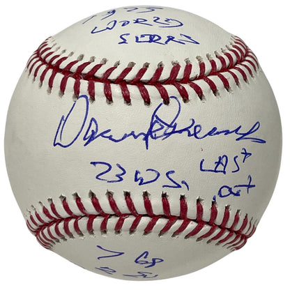 Darold Knowles Signed MLB Baseball with 1973 World Series Inscriptions