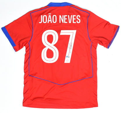 Joao Neves Autographed Paris Saint-Germain Red Third Jersey