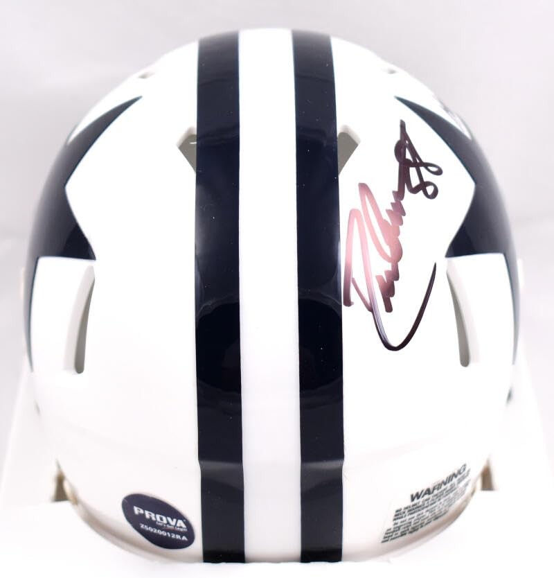 Drew Pearson Autographed Dallas Cowboys 1960-63 Throwback Mini Helmet