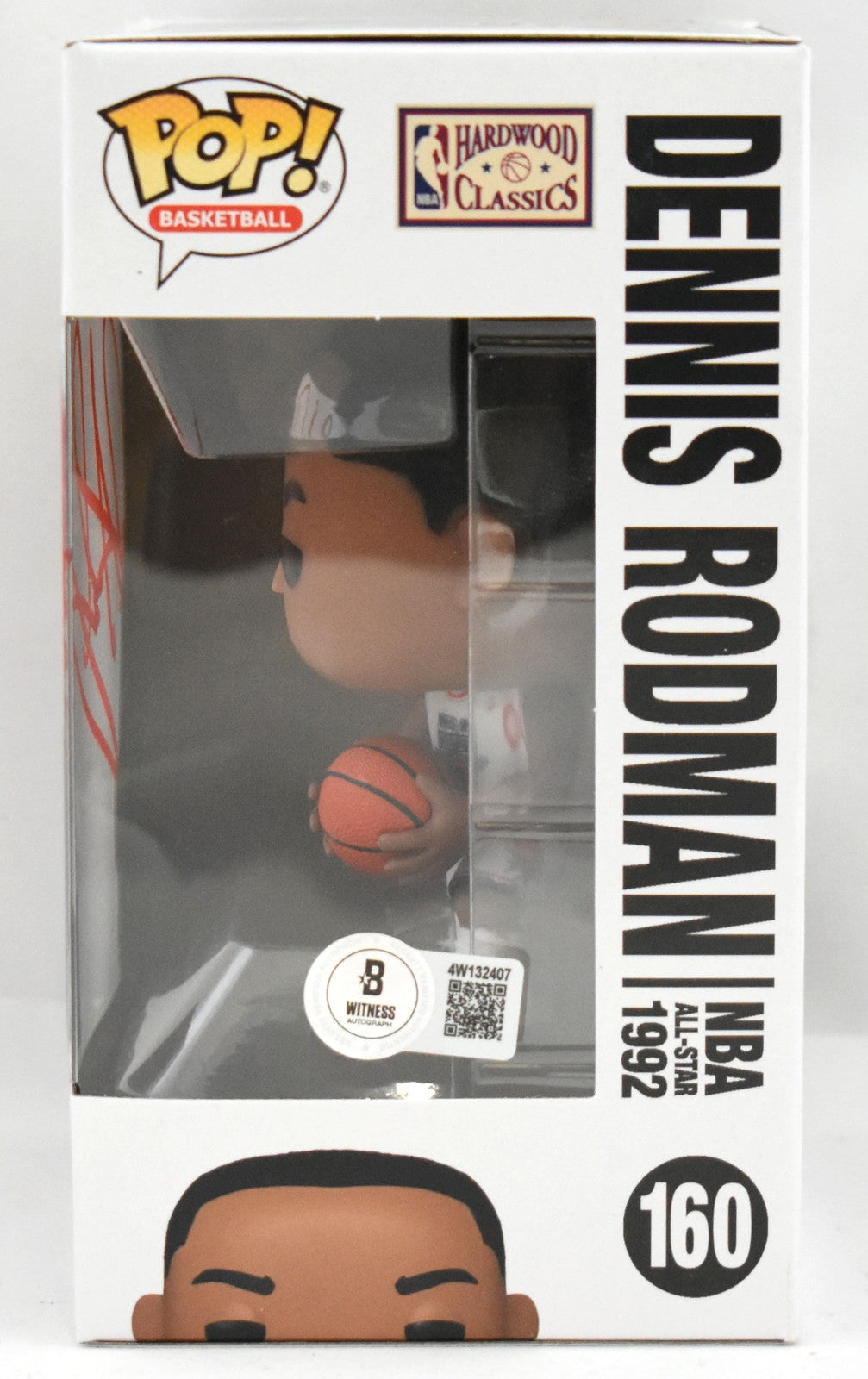 Dennis Rodman Autographed NBA All-Star Funko Pop #160