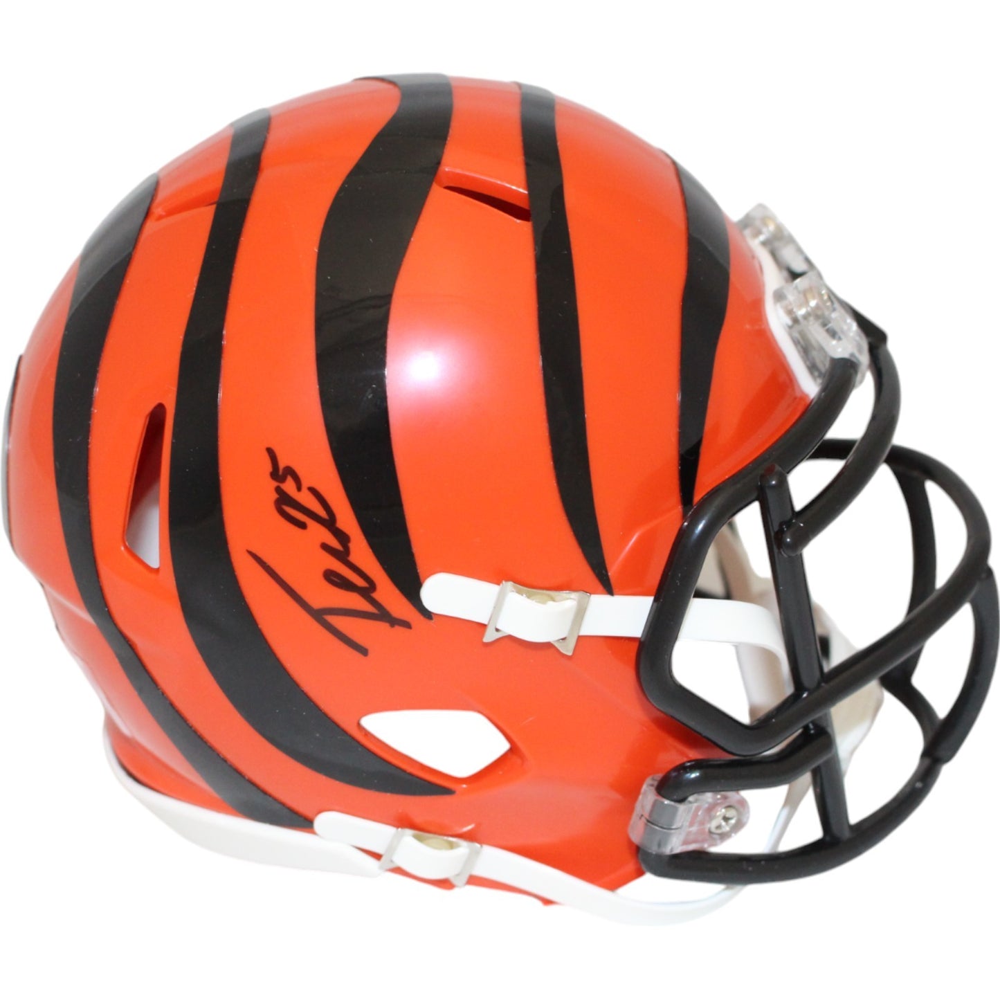 Tee Higgins Cincinnati Bengals Autographed Speed Mini Helmet