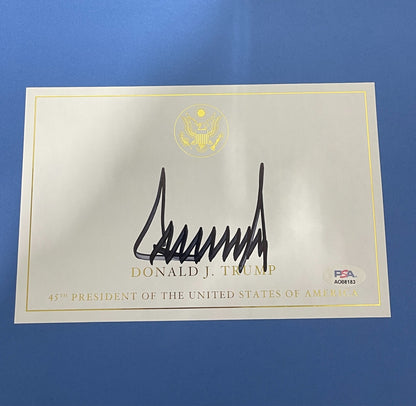 Donald J. Trump Signed Save America Hardcover Book (PSA LOA)