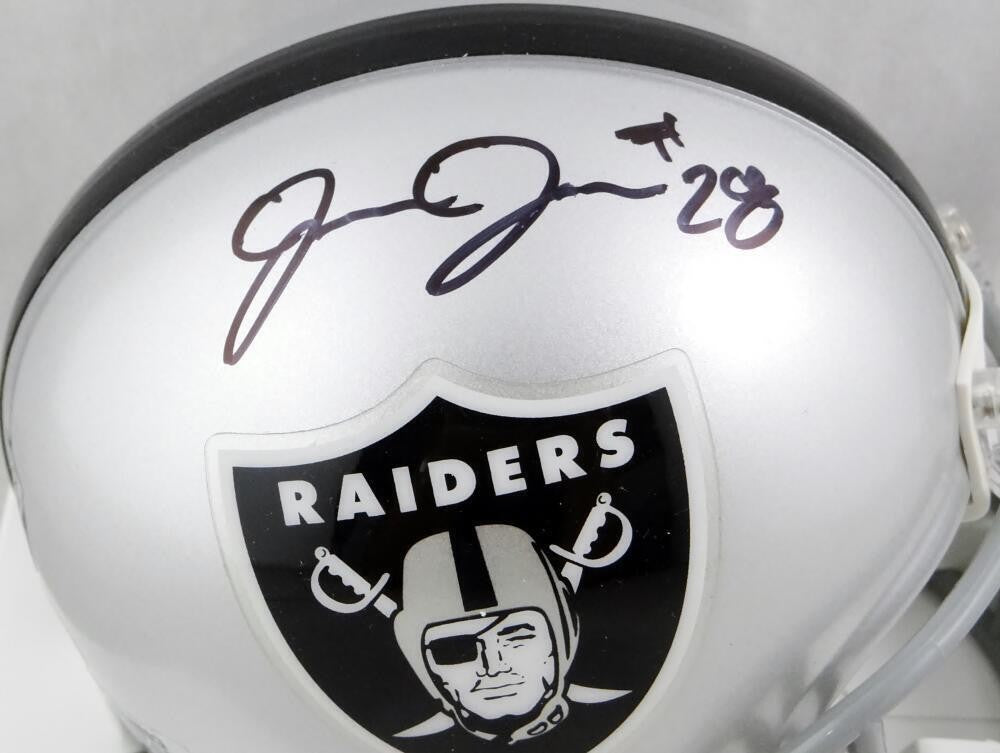 Josh Jacobs Autographed Oakland Raiders Mini Helmet