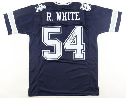 Randy White Autographed Dallas Cowboys Dark Blue Custom Jersey