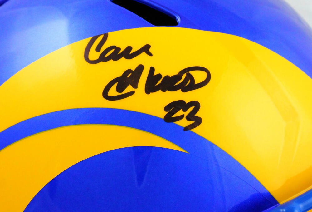 Cam Akers Signed Los Angeles Rams Full Size Speed Replica Helmet