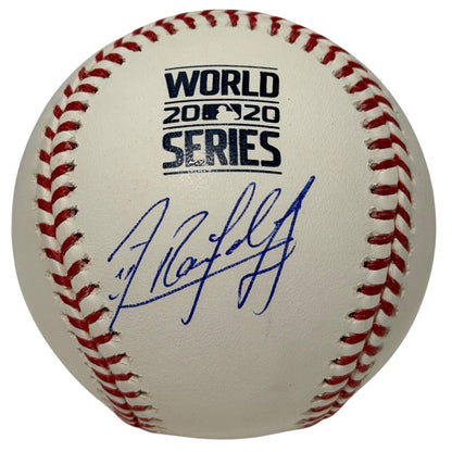 Randy Arozarena Signed 2020 World Series Logo Baseball (JSA COA)