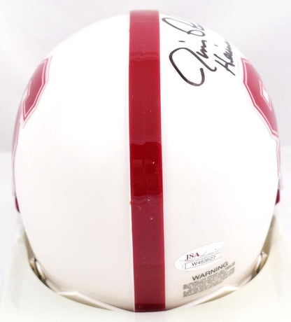 Jim Plunkett Signed Stanford Cardinal Mini Helmet Inscribed Heisman 1970