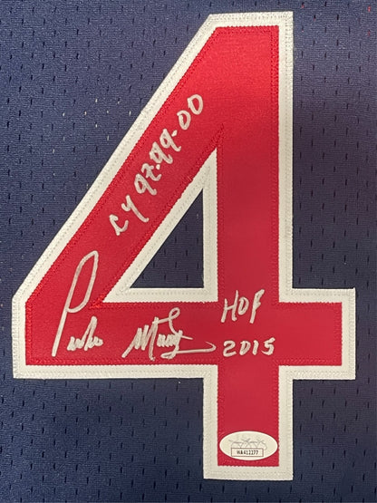 Pedro Martinez Signed Boston Red Sox Mitchell & Ness BP Jersey (HOF/CY)