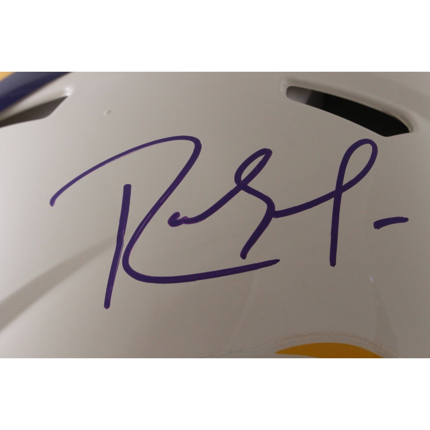 Randy Moss Autographed Minnesota Vikings Full Size Authentic Retro Helmet