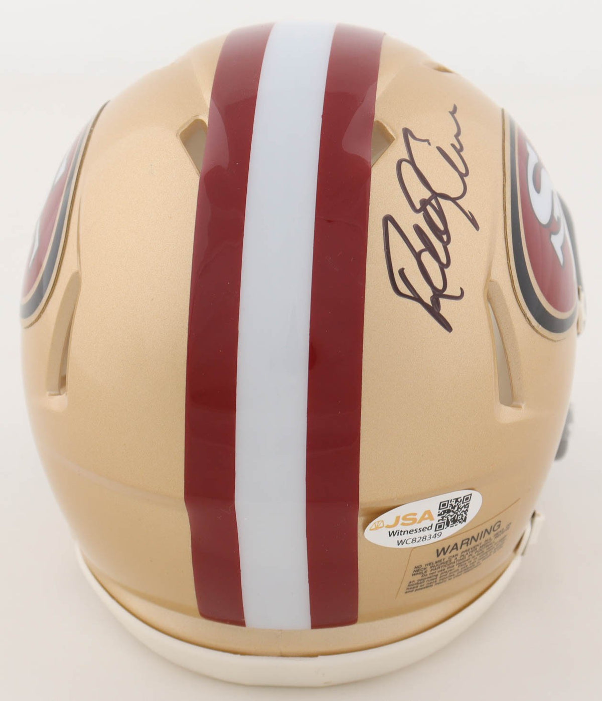 Randy Cross Autographed San Francisco 49ers Mini Helmet