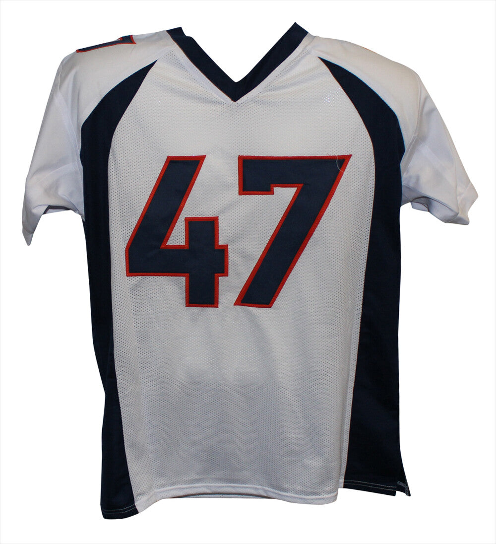 John Lynch Signed Custom Pro Style White Football Jersey BAS