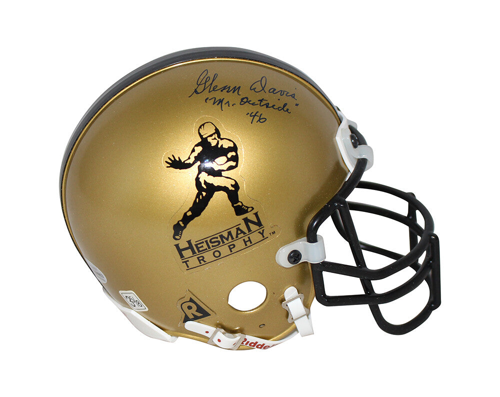 Glenn Davis & Doc Blanchard Signed Heisman Mini Helmet